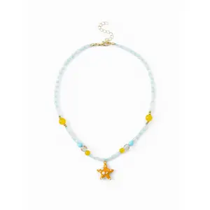 Cider STARFISH & BEADED NECKLACE