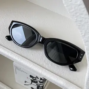 Retro cat eye sunglasses women's high-end Jennie glasses new style anti-ultraviolet GM sunglasses