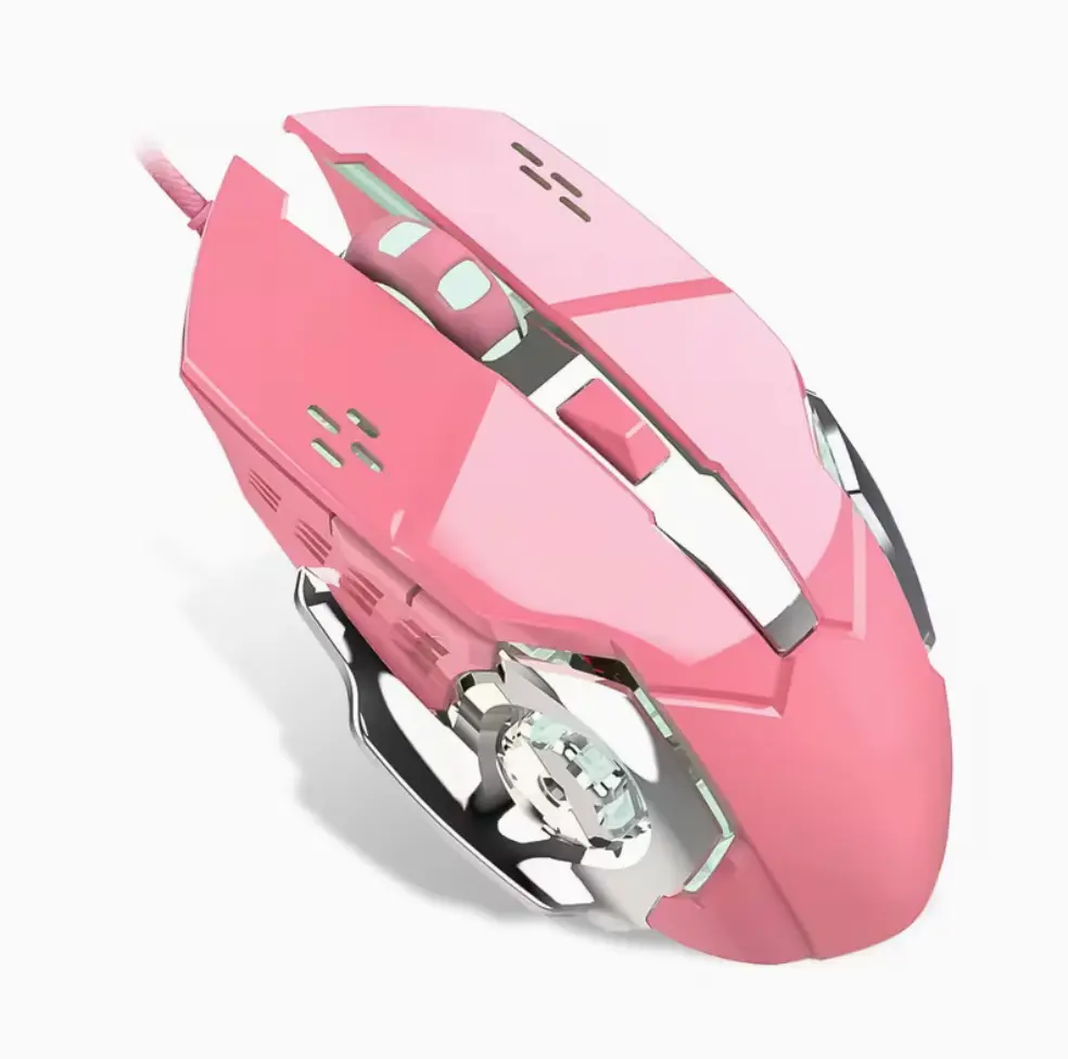 M322 USB Wired Optical Mechanical Gaming Mouse - High Precision, Macro Keys, Ergonomic & Comfortable Design, LED Lights, Dynamic LED Lighting Effects for Gamers/Office Windows PC