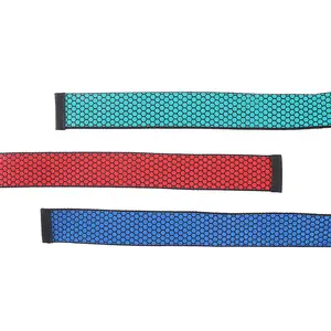 Weightlifting Bracer Power Belt, Latex Silk Silicone Ribbon Non-slip Barbell Dumbbell Pull-up Fitness Protector