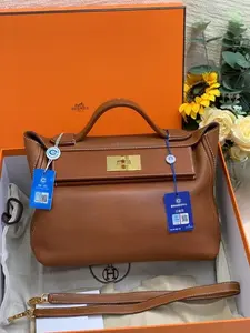 Pre-owned Hermes Leather Shoulder Bags Preloved Kelly2424 Bag 28x21cm 2019year 8854