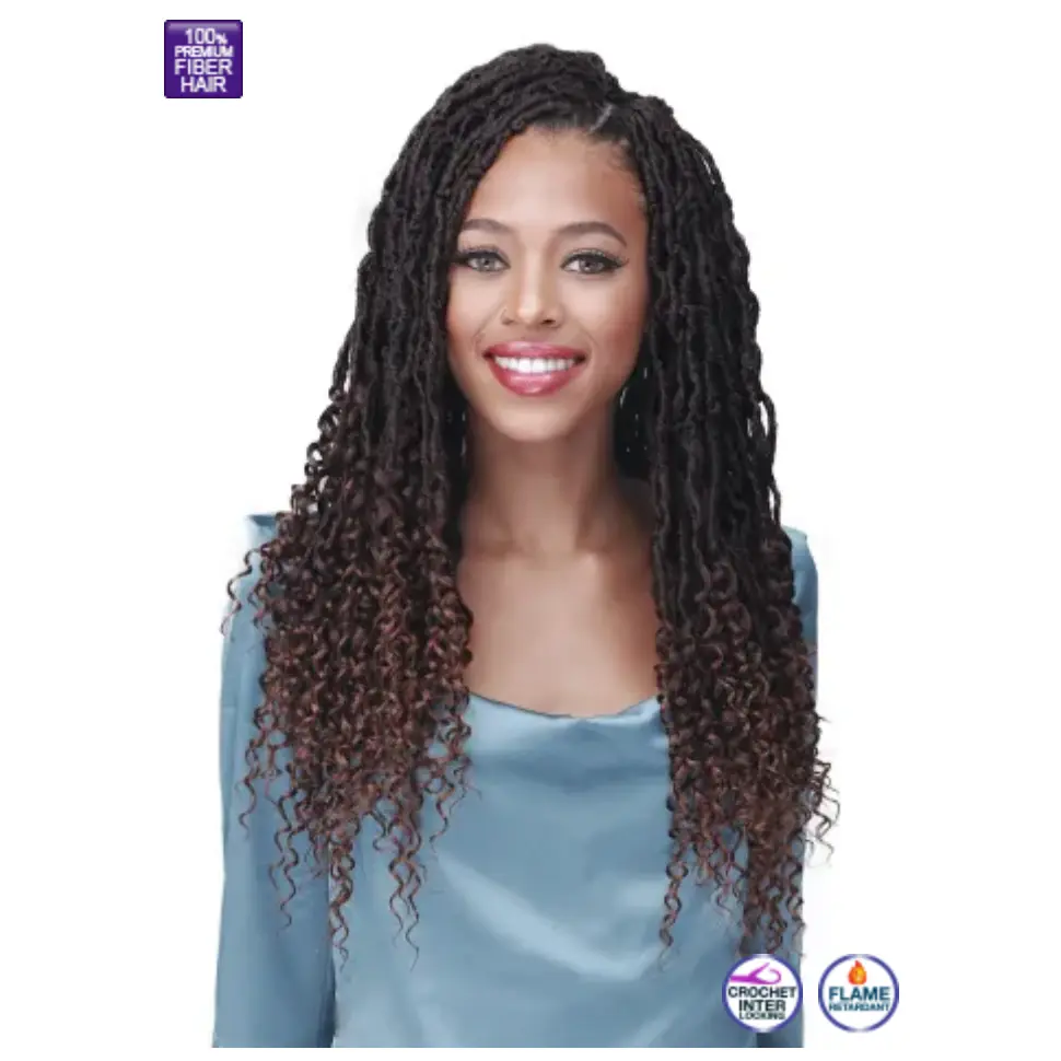 Bobbi Boss Micro Locs Curly Tips 18" Crochet