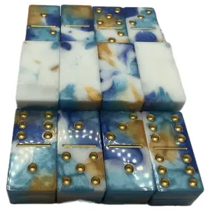 Handmade double 6’s Premium Domino Set. Great for game night, date night, and beginners! Fun for any occasion.