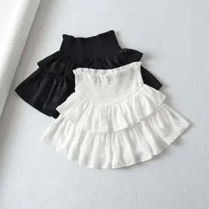 White/Black Ruffle Skirt