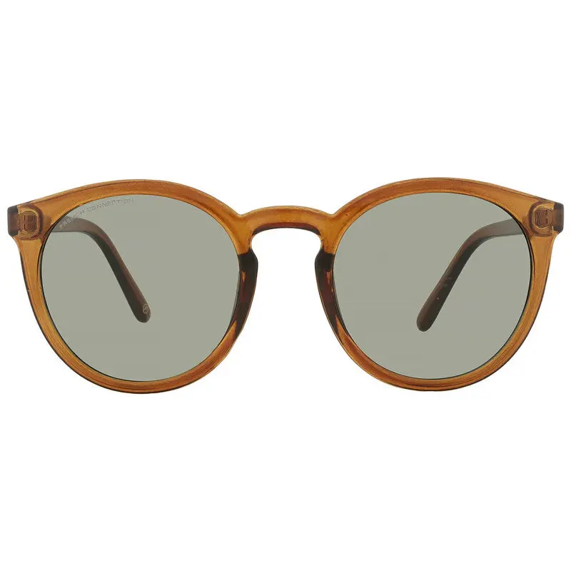 French Connection Women's Oval Sunglasses – Green