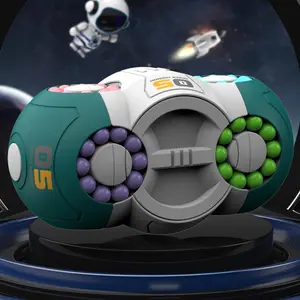 Eight-Sided Magic Bean Educational Toy, Enhances Attention, Imagination, Fine Motor Skills, Perfect Finger Twisting Game, Ideal Gift, Outer Casing Stress Ball