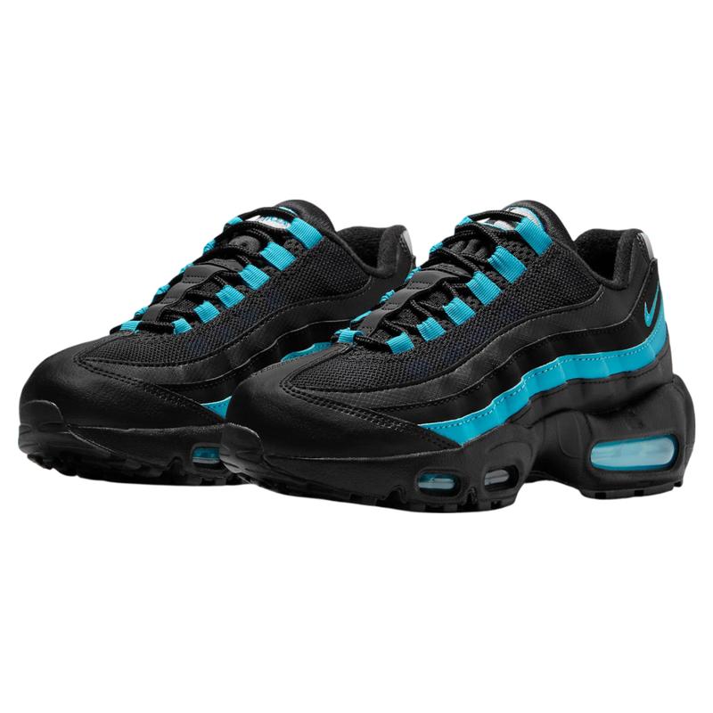 Nike Air Max 95 Recraft Black Pearl Grey Baltic Blue II4053-010 Youth Fashion Shoes New