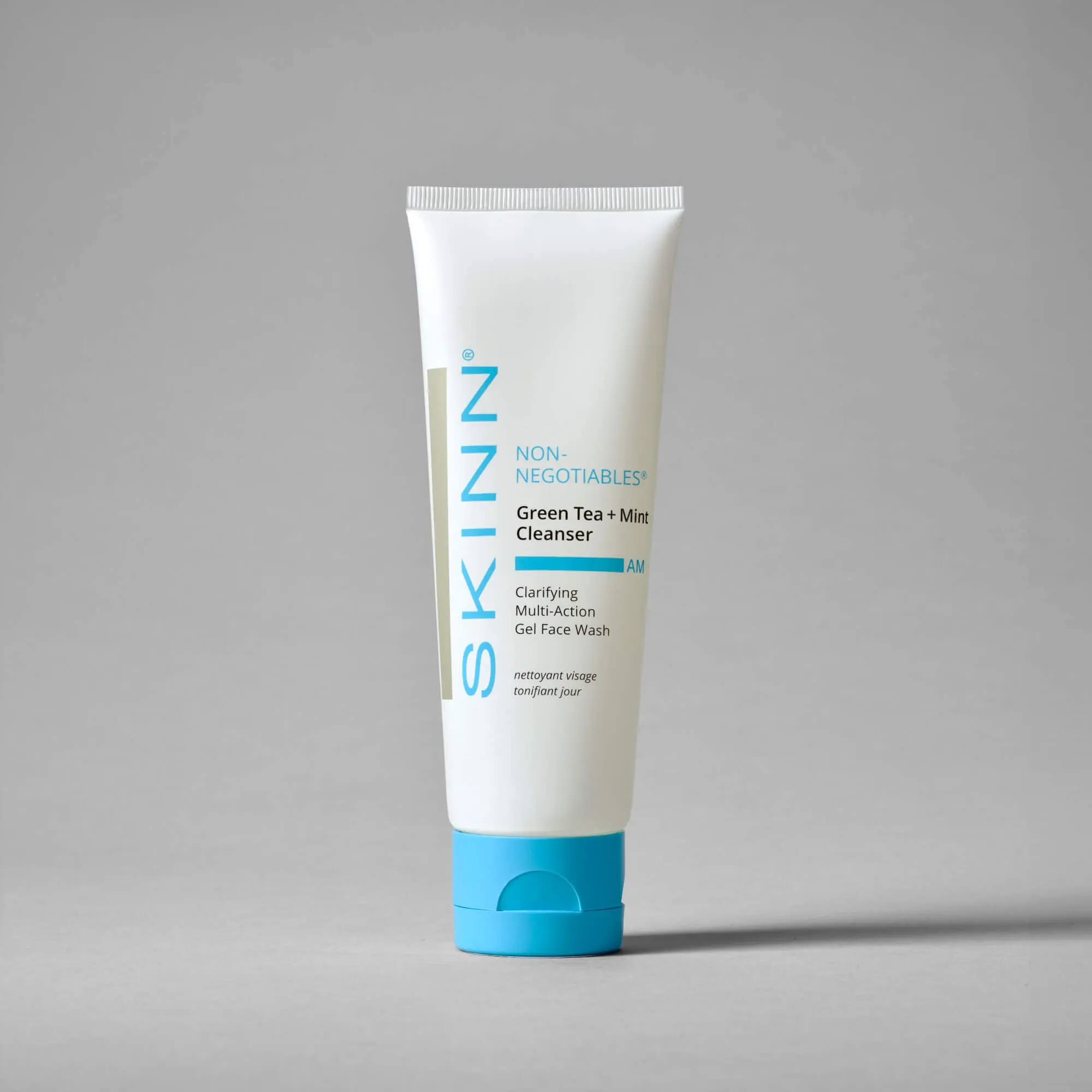 SKINN Cosmetics Green Tea + Mint Cleanser Facial Skincare Cleansing Daily Exfoliate Comfort SKINN Cosmetics Green Tea + Mint Cleanser Facial Skincare Cleansing Daily Exfoliate Comfort