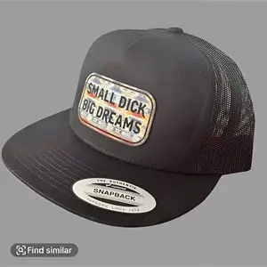 Milwaukee Leather Adjustable Snap Curved Trucker Baseball Hat