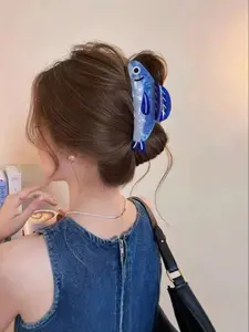 Unique Animal Design Acrylic Hair Claw Clip, Casual Style School Supplies Gift for Friends Birthday, All Season Accessory