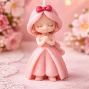 Elegant Princess Figurine Candle