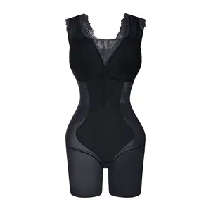kleonv Seamless Snatched Bodysuit Tummy Control - 3D Ergonomic Shapewear, Luxury Lace Hourglass Sculptor, Breathable & Invisible Everyday Wear Womenswear