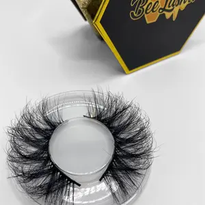 Bee Sexy 5D Strip Eyelashes - Mink Fur for Natural Look - Gentle and Cruelty-Free