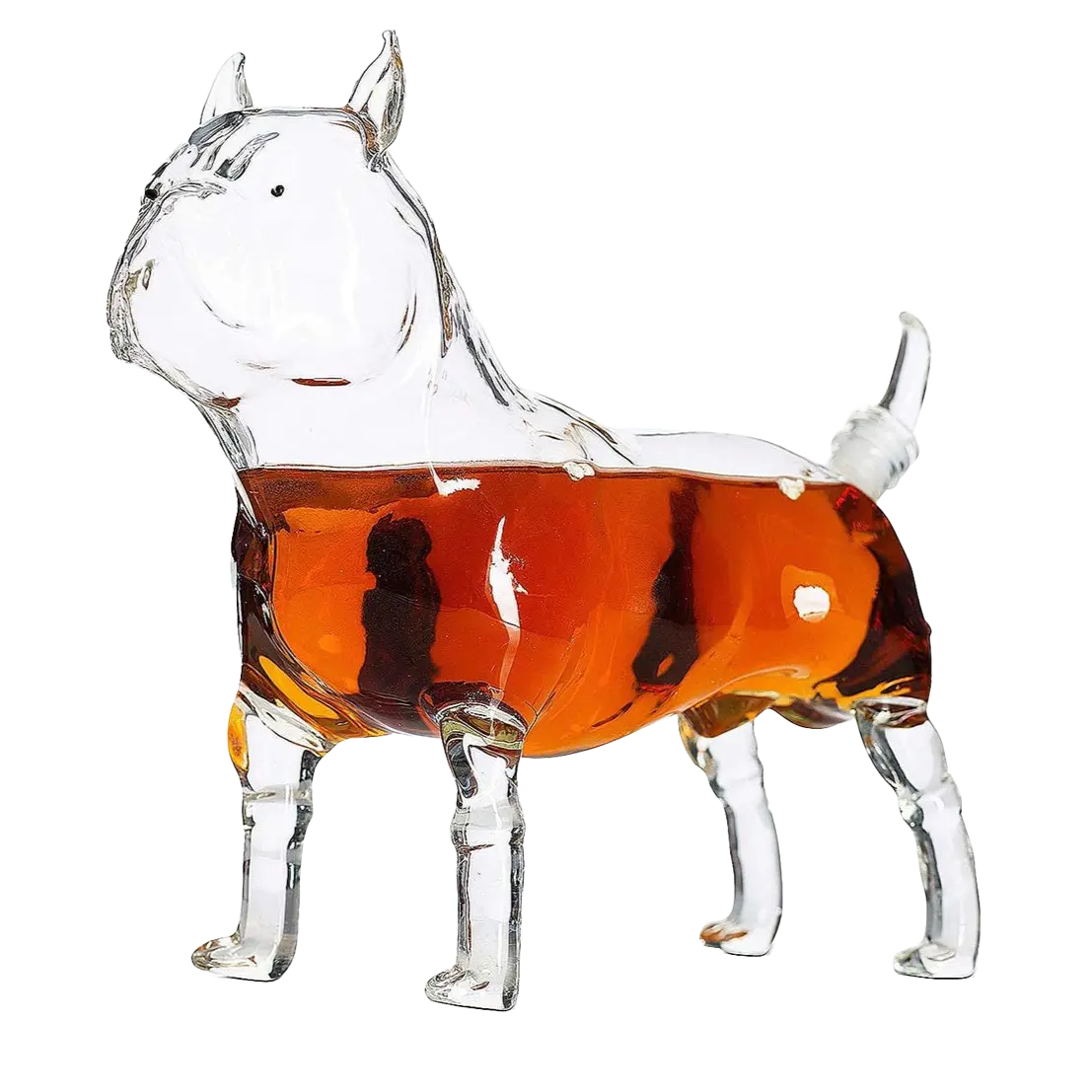 French Bull Dog - Pug Animal Whiskey and Wine Decanter The Wine Savant - 500ml - Whiskey, Wine Scotch or Liquor Decanter