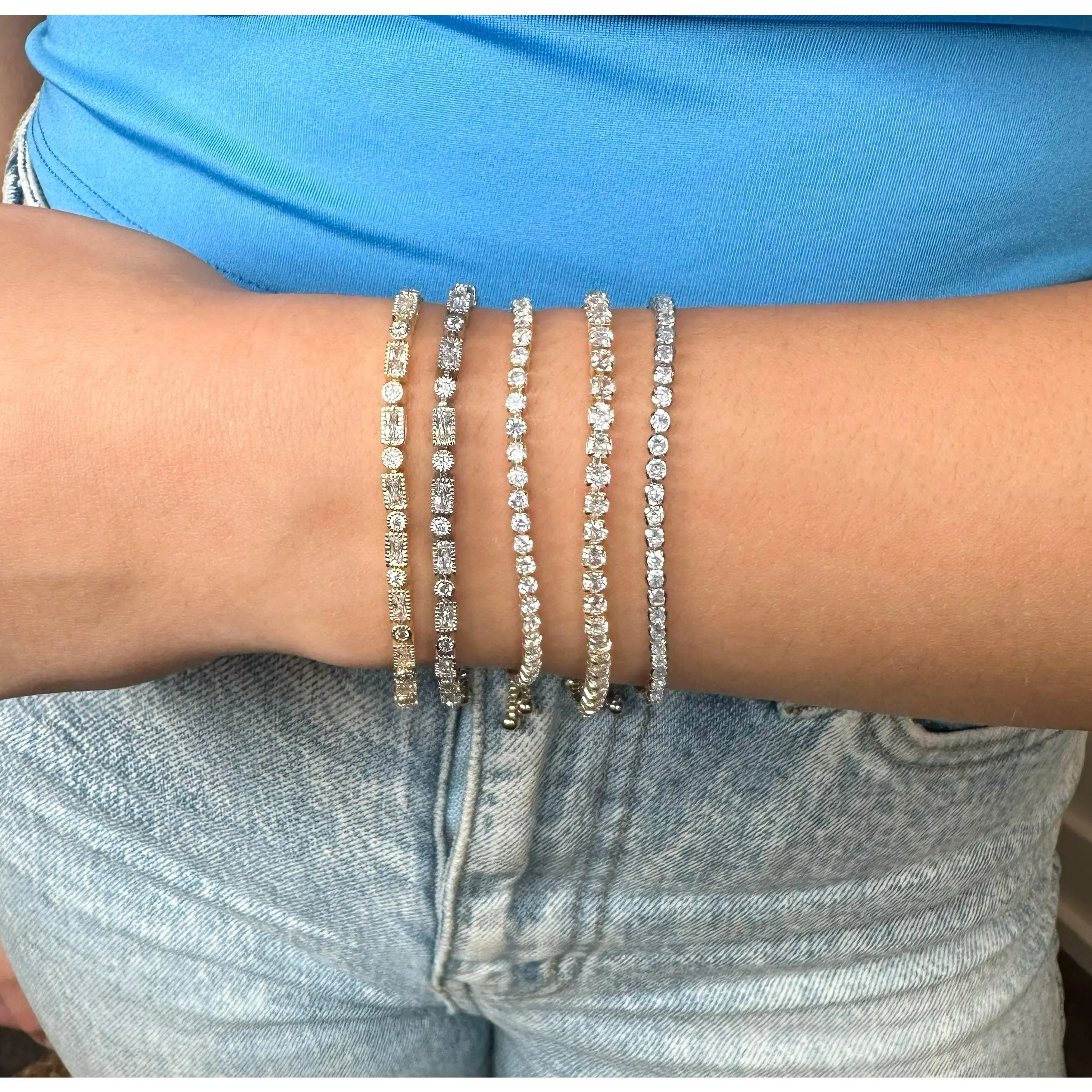 Alex Carol Adjustable Pull Slide Bracelet