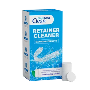 Denttach Clean Deep Clean Tablets for Aligners, Retainers & Mouthguards
