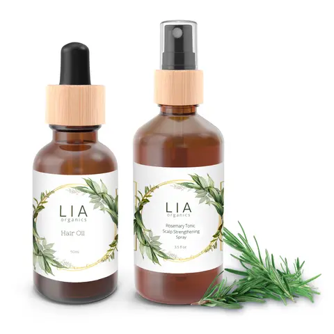 Hair Product Bundle - Hair Growth Oil 50 ml & Rosemary Tonic 104 ml