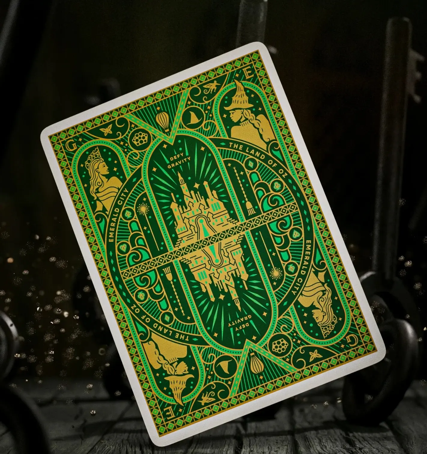 Wicked Playing Cards | Wicked Pink And Green Favor Decks | Wicked Movie Collectible Gift for Fans