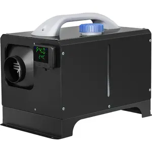 Christmas present Diesel Air Heater 8KW, All in One 12V Truck Heater, Parking Heater with Black LCD, Remote Control, Fast Heating Diesel Heater for RV Truck, Boat, Bus, Car Trailer, Motorhomes