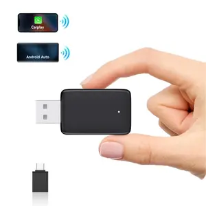 2 in 1 Wireless Car Adapter, Car Wireless Adapter, Car Play Android Auto Adapter, Car Electronics Compatible with CarPlay Cars from 2016 and Onwards