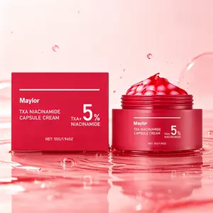 TXA + Niacinamide Capsule Cream 55g – 5% Brightening Formula – Evens Skin Tone & Deep Hydration | Maylor
