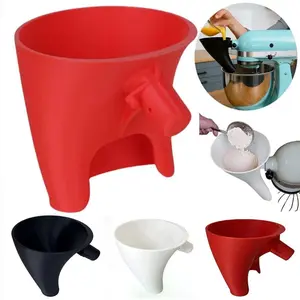 2026 NEW Flour Funnel Kitchen Aid Mixer Flour Funnel Stand Mixer Attachment Flour Hopper for Directing Flow And a Design to Prevent Overflow