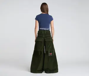 W KING KORDZ 36" 3-WALE CORDUROY ARMY GREEN