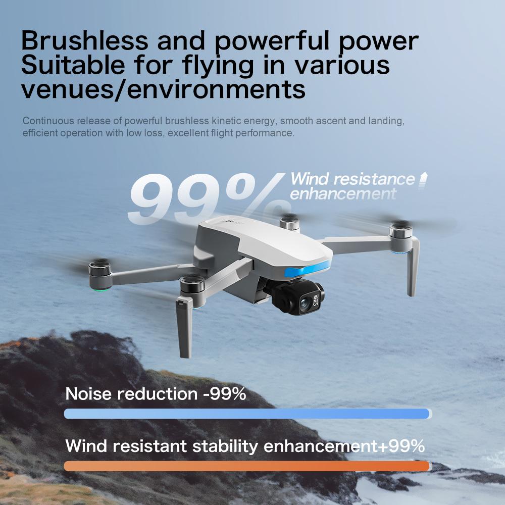 [Top-Tier Edition] 8K  GPS Drone for Adults, Dual 50fps Cameras, 3-Axis Gimbal Stabilization, 2000m Control Range, Large Screen Remote Controller, Auto Return Low Battery, 244g Lightweight, 2 Batteries
