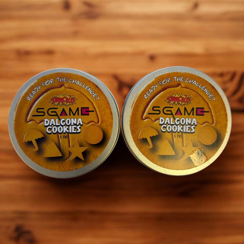Buy 5 Get 1 FREE | SNACK’D Squid Game Dalgona Cookie Tin