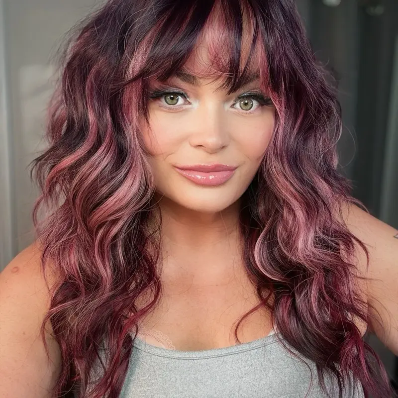 HELGA Velvet Sangria custom WBR synthetic wig