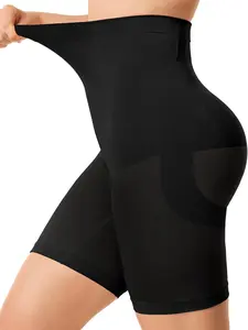 Women's High Waist Seamless Shapewear Panties, Breathable and Lightweight, Invisible Sculpting, Full Coverage, Anti-Slip Silicone Strap