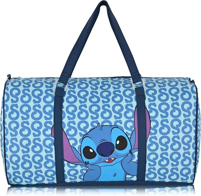 Disney Stitch 16" Leather Mini Travel Bag, Duffle Bag, Overnight Bag