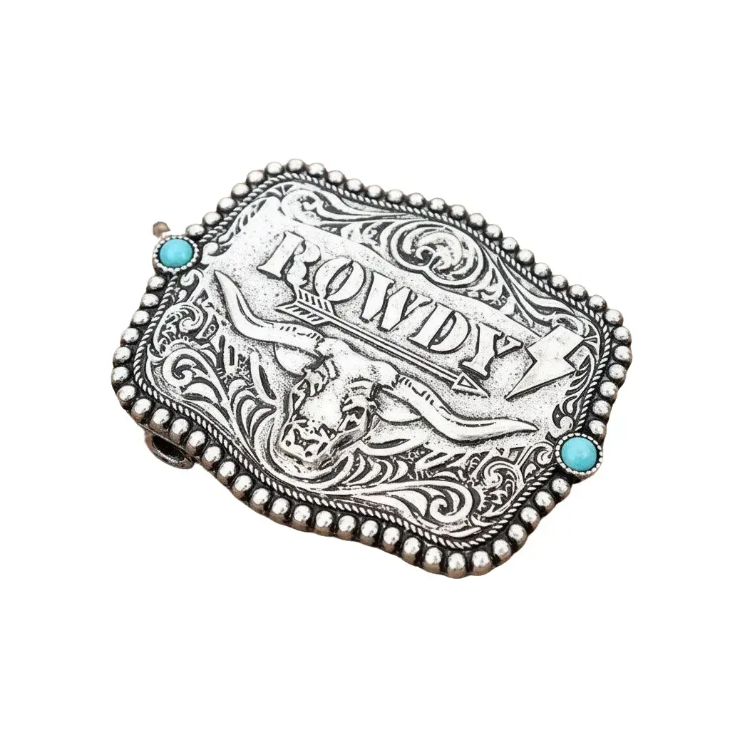 Western Rowdy Belt Buckle Western Rowdy Belt Buckle