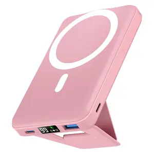 Podoru for MagSafe Battery Pack, Foldable 10000mAh Magnetic Power Bank Fast Charging Wireless Portable Charger for iPhone 17/16/15/14/13/12 Series