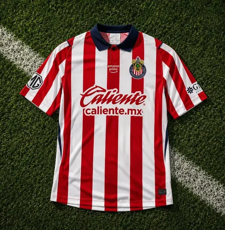 Chivas 26-27 Home Soccer Jersey | Breathable Quick-Dry Football Shirt for Men & Women | Short Sleeve Game Day Fan Jersey | All Sizes S-5XL
