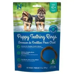 N-Bone Puppy Teething Ring Salmon Flavor