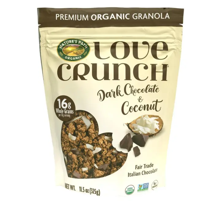 Love Crunch Organic Dark Chocolate & Coconut Granola, 11.5 oz (Pack of 1)