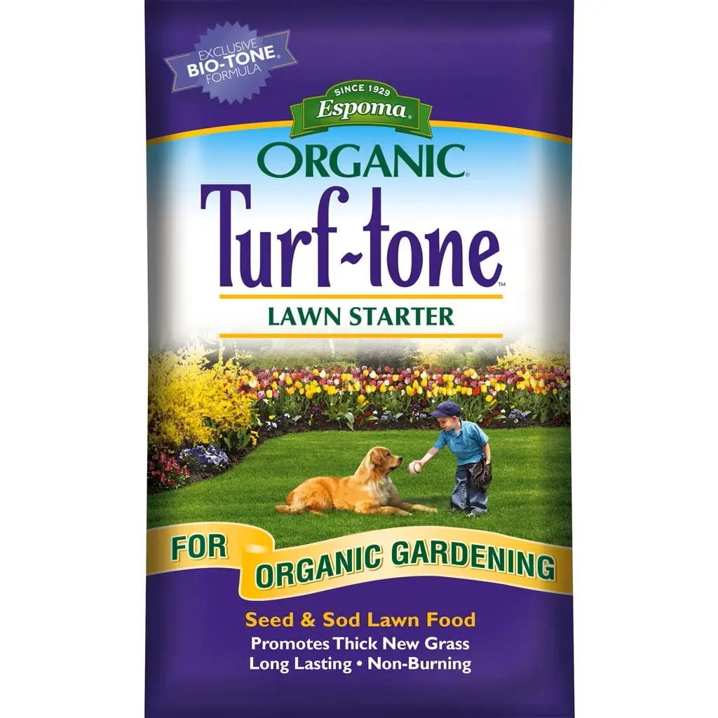 Espoma TTLS30 Turf-Tone Lawn Starter, 30 lbs Bagged Granules Lawn Fertiliser, Bagged Lawn Fertilisers, Granules Lawn Fertilisers