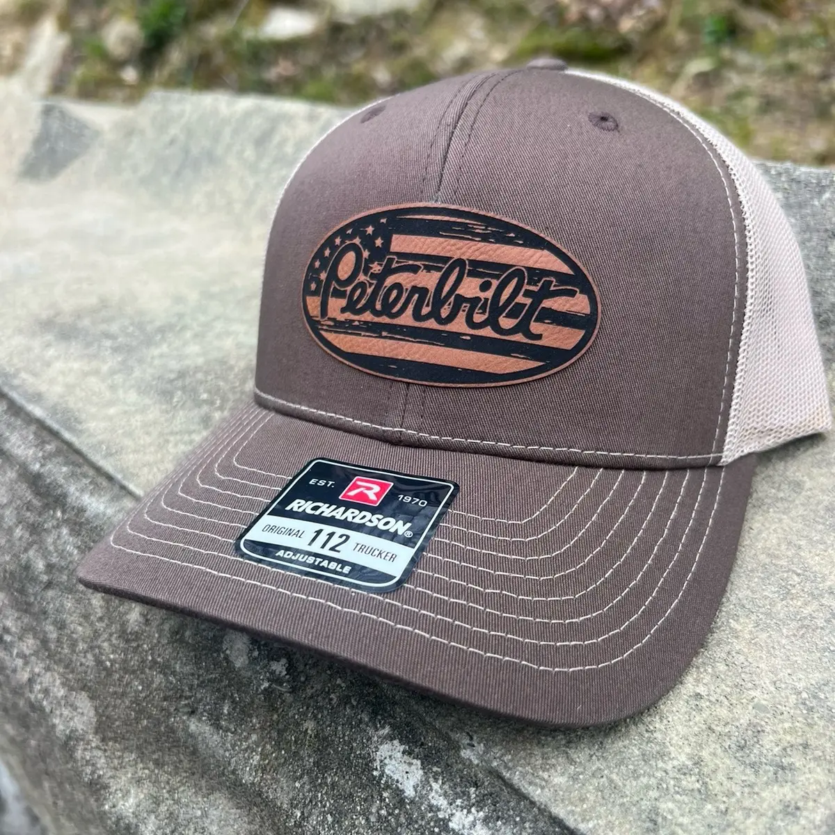 Peterbilt Hat || American Flag Peterbilt Hat || American Flag