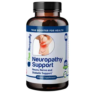 TrueMed Neuropathy Support Nerve, Foot Pain Vitamin D3, Supplement 60 Capsules for Nerve Health and Diabetic Condition Relief