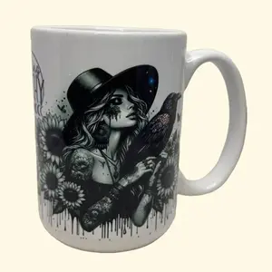 Fantasy Bookshop Box Themed Cups Witchy Pride Tumblers with Dragon and Heart Designs Unique Drinkware Collection with Lid for Book Lovers