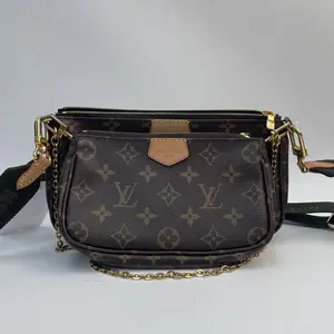 Pre-owned Louis Vuitton coated canvas Crossbody Bags MULTI POCHETTE ACCESSOIRES bag【BF 1U】