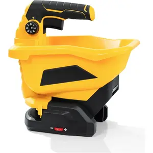 Compatible with 20V Battery(Tool Only), Seed Available Year-Round, Lawn Spreaders for Grass Seed, Fertilizer, Salt, Ice Melt, Feed
