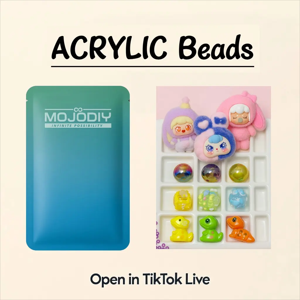 【JOJO】Luxury Acrylic Beads Bags for DIY- TikTok Live Opening