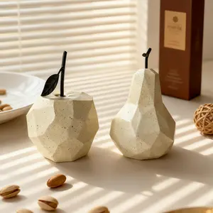 Creative Fruit Shaped Resin Craft, Simple Style Desktop Decoration, Perfect for Restaurant Living Room Office Holiday Decor Gift Choice, Modern Home Decoration, Home Decor Accessory, Home Decor Ornaments