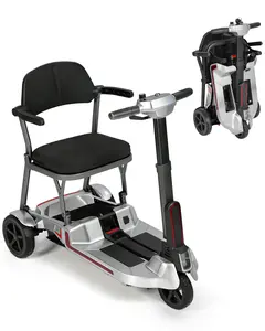 M3 20/32Miles Lightweight(30lbs) Mobility Scooter for Adults & Seniors - 33" Turning Radius 3-Wheel Foldable Mobility Scooter with Dual Airline Approved Lithium Battery, All-in-One Design