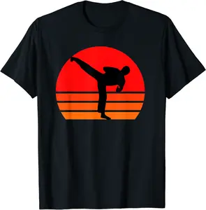 Black Karate Shirt, Shotokan Karate, Kempo Karate For Men T-Shirt - Tamauziabro Shop 58B0D365GG3G