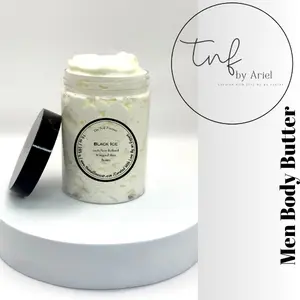(Men's Collection) TNF By Ariel Body Butters 10oz- Handcrafted Shea Butter for Nourishing Hydrating & Protecting Skin with Our Various Scent Options