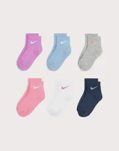 Kids Nike Ankle Socks 6-Pack Pre-School