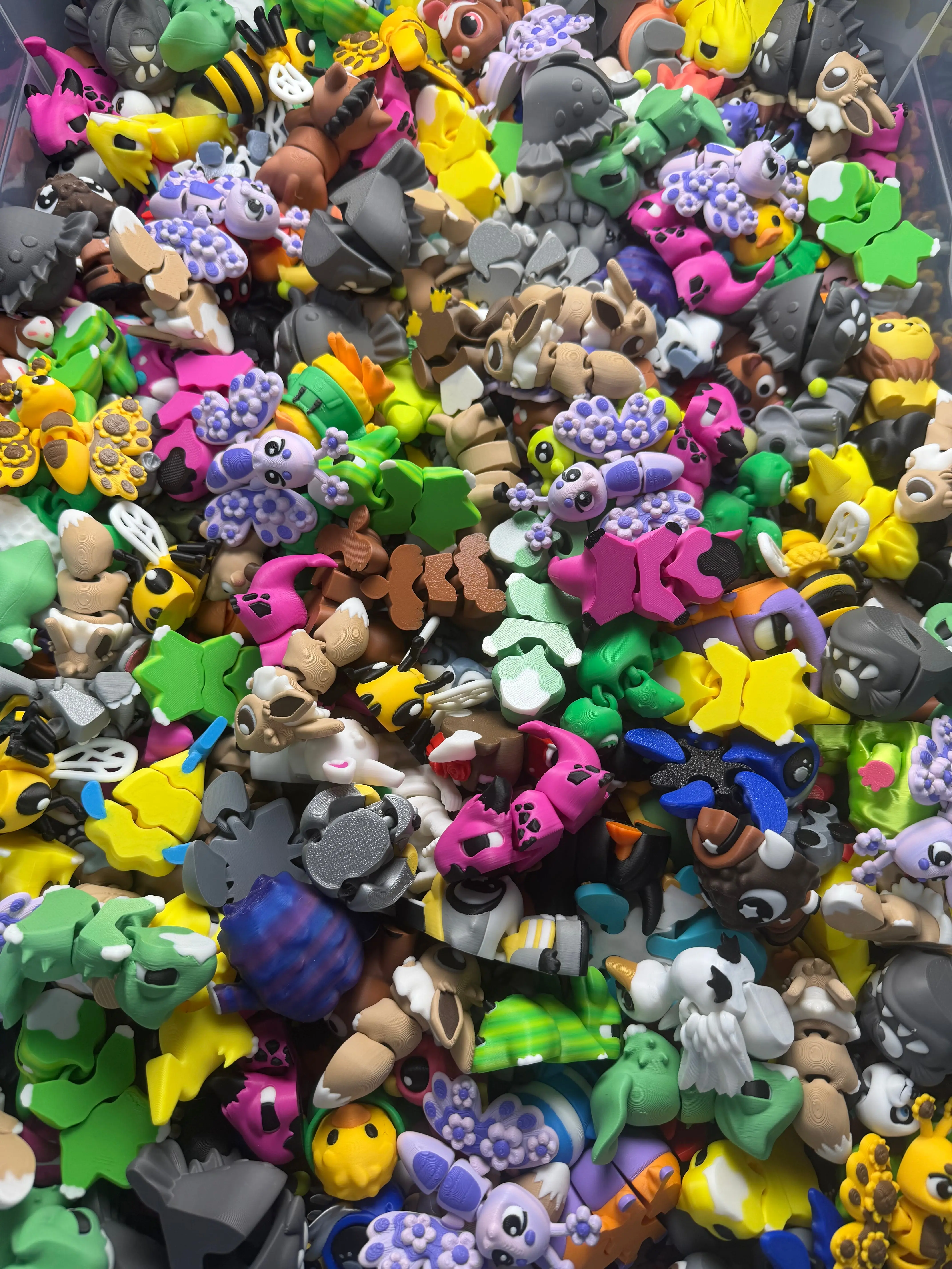 GRIT Pick-From-the-Bin Collectible Figurines - Soft Adorable Figures Combo for Entertainment Enthusiasts
